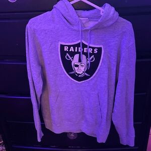 Majestic Raiders Gray Performance Hoodie
